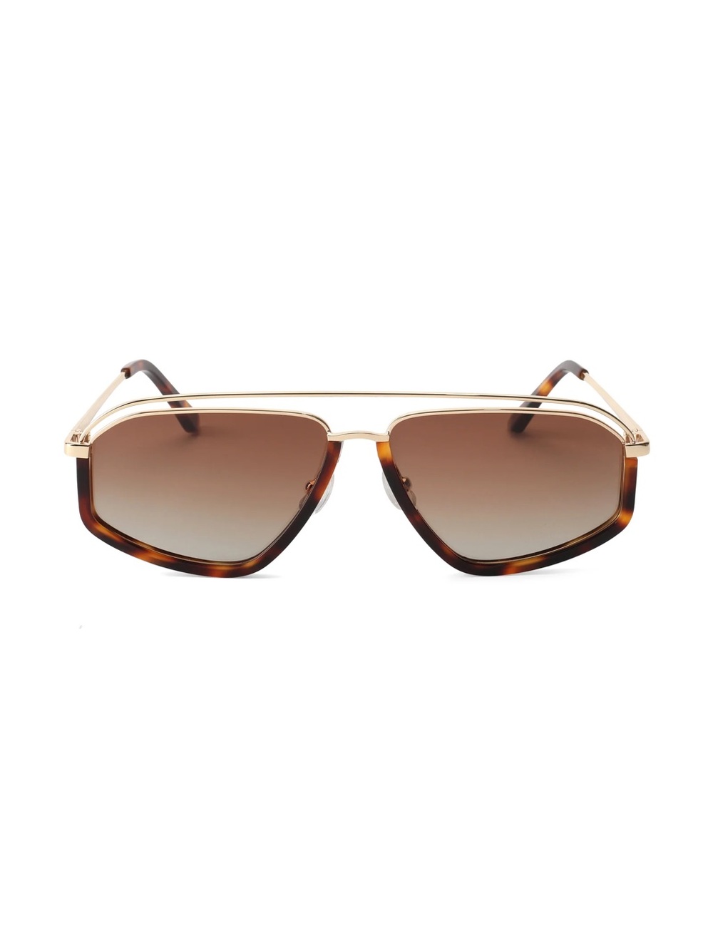 Eleventh Hour 11.2 Medium Aviator - Gold Tort Brown